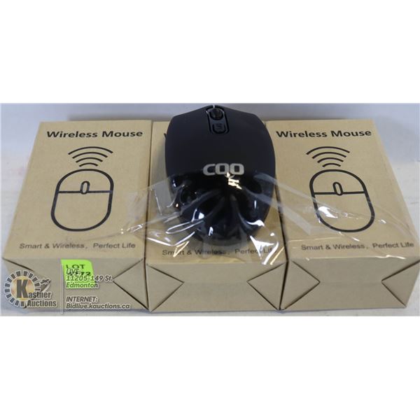 LOT OF 3 WIRELESS MICE