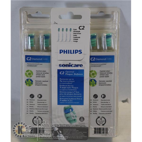 PHILIPS SONICARE BRUSH HEAD REPLACEMENTS (12)
