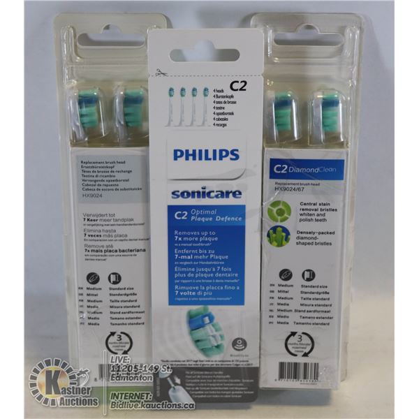 PHILIPS SONICARE BRUSH HEAD REPLACEMENTS (12)