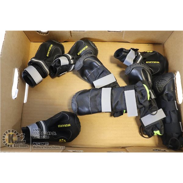 2 SETS OF DOG BOOTIES SIZE SMALL