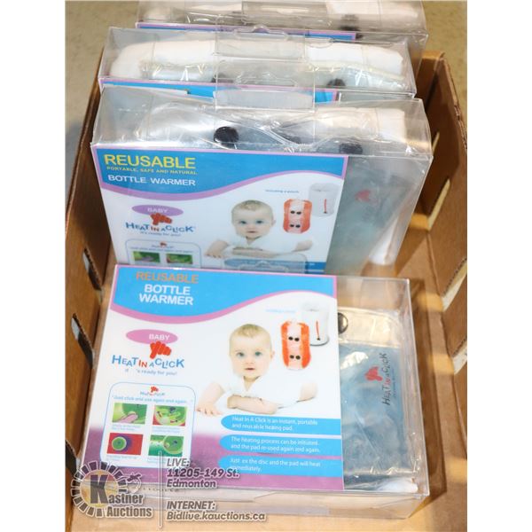 LOT OF NEW BABY BOTTLE WARMERS