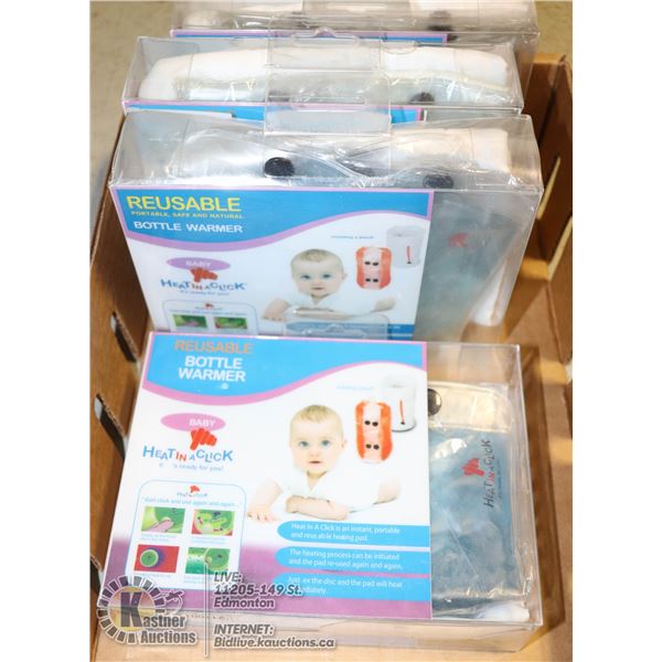LOT OF NEW BABY BOTTLE WARMERS