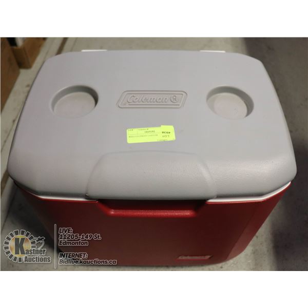 RED COLEMAN COOLER LARGE