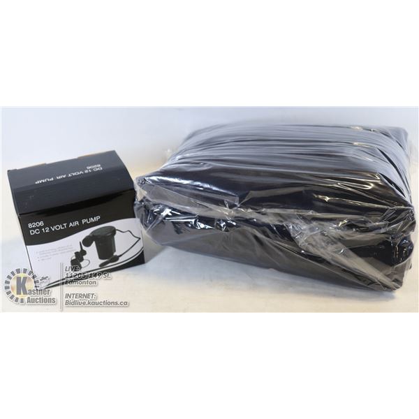 AIR MATRESS WITH PUMP SIZE UNKNOWN