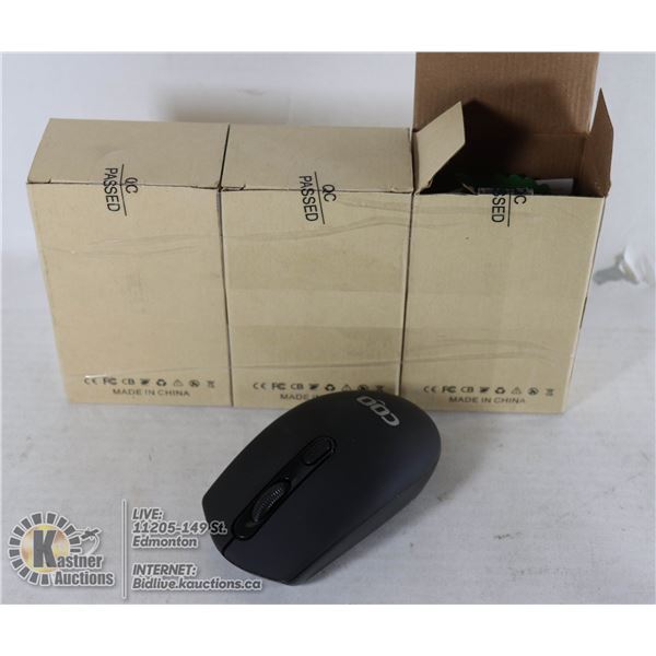 LOT OF 3 WIRELESS MICE