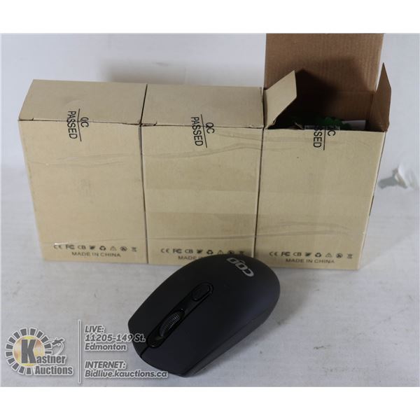 LOT OF 3 WIRELESS MICE