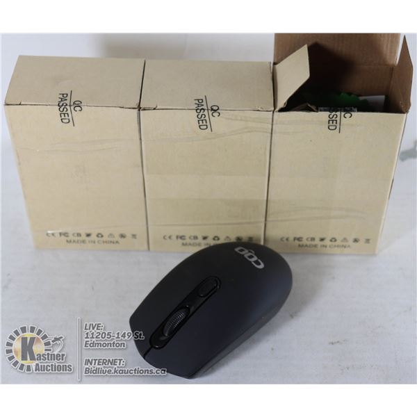 LOT OF 3 WIRELESS MICE