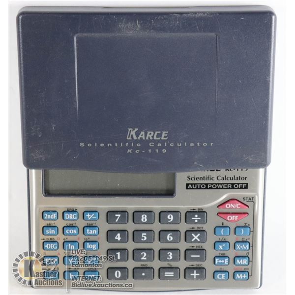 VTG KARCE SCIENTIFIC CALCULATOR KC-119