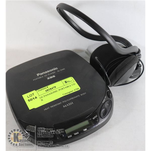 VINTAGE PANASONIC PORTABLE CD PLAYER