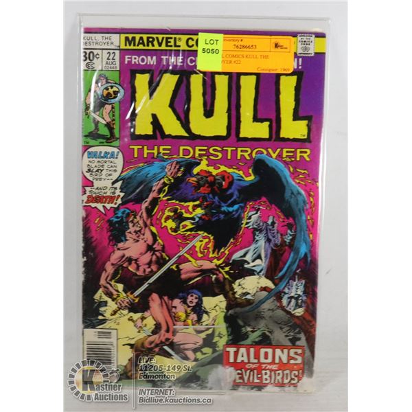 MARVEL COMICS KULL THE DESTROYER #22