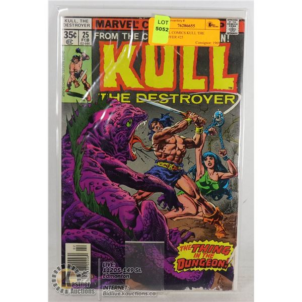 MARVEL COMICS KULL THE DESTROYER #25
