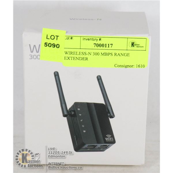 WIRELESS-N 300 MBPS RANGE EXTENDER