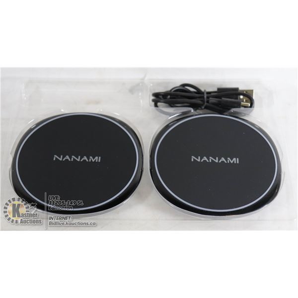 NANAMI FAST WIRELESS CHARGER (2 PACK)