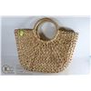 Image 1 : SMALL WICKER BEACH BAG