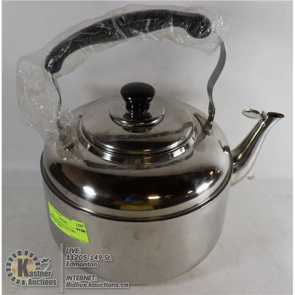 LARGE STAINLESS KETTLE