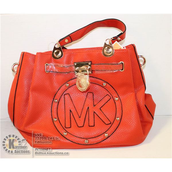 NEW MICHAEL KORS HANGBAG BRIGHT SUMMER ORANGE COLOR