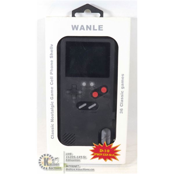 NEW WANLE GAME PHONE CASE FOR IPHONE EXS MAX