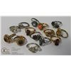 Image 1 : LOT OF 14 ASSORTED LADIES RINGS