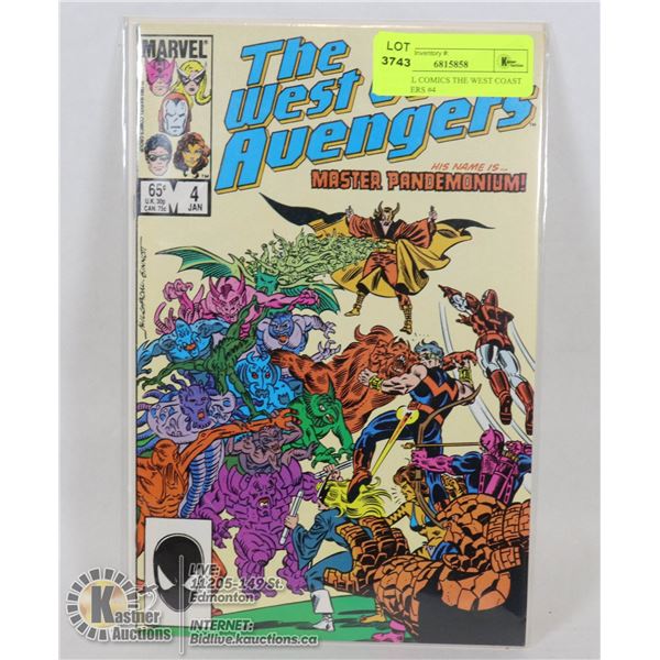 MARVEL COMICS THE WEST COAST AVENGERS #4