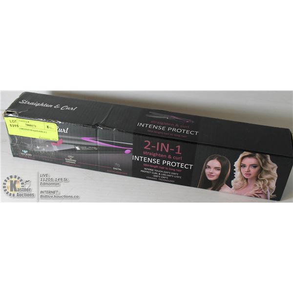 2 IN 1 INTENSE PROTECT STRAIGHT & CURLING IRON
