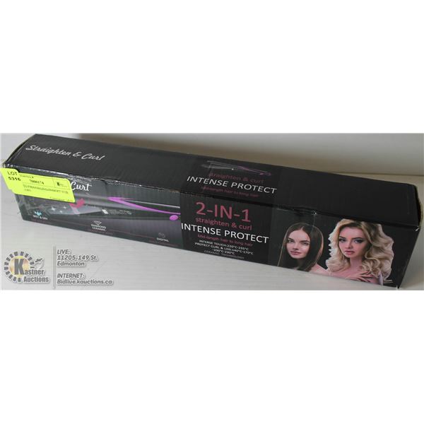 2 IN 1 INTENSE PROTECT STRAIGHT & CURLING IRON
