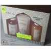 Image 1 : UNCLAIMED NEW 3PC OPALINE SPA MOROCCAN MIST BATH SET