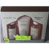 Image 1 : UNCLAIMED NEW 3PC OPALINE SPA MOROCCAN MIST BATH SET
