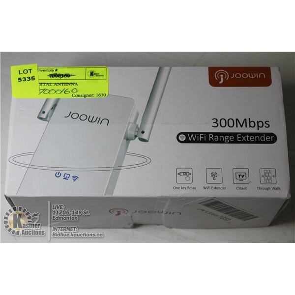 JOOWIN 300MBPS WIFI RANGE EXTENDER