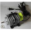 Image 1 : VIVOSUN AIR PUMP FOR AQUARIUM/HYDROPONICS 32 WATT VIVOSUN AIRPUMP WITH EXTENDED POWER CORD, TESTED A