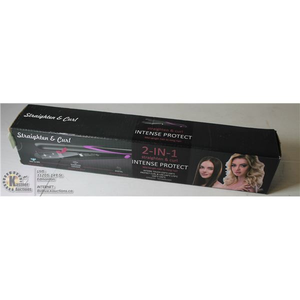 2 IN 1 INTENSE PROTECT STRAIGHT & CURLING IRON