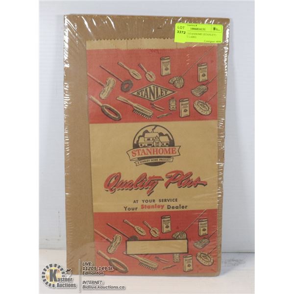 ANTIQUE STANHOME (STANLEY) PRODUCT LABEL