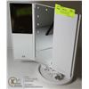 Image 1 : BESTOPE TRI FOLD LIGHTUP MIRROR/ W MAGNIFICATION USB POWERED