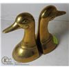 Image 1 : VINTAGE DUCK BRASS BOOK ENDS