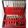 Image 1 : SILVER PLATED 6 PIECE SERVICE IN WOODEN CASE