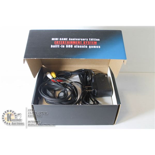 NINTENDO MINI GAME ANNIVERSARY EDITION WITH 500 GAMES BUILT IN