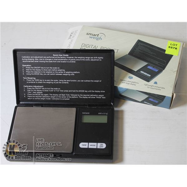 DIGITAL POCKET SCALE