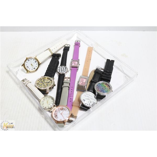 LADIES WATCHES COLLECTION 9 TOGETHER