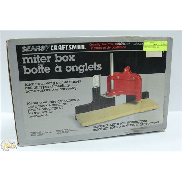 CRAFTSMAN MITER BOX TOOLS