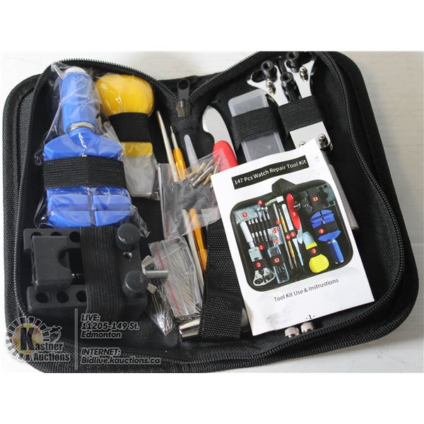 147 PIECE WATCH REPAIR KIT