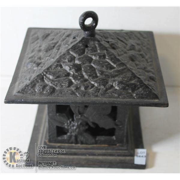 CAST IRON CANDLE HOUSE