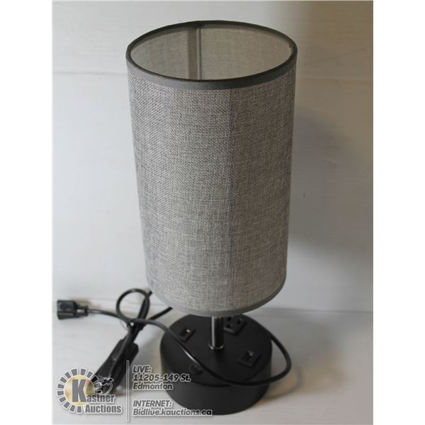 NEW TABLE LAMP W/ USB PORTS