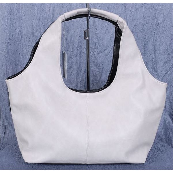 NEW LADIES TWO TONE TOTE BAG WITH MATCHING WALLET