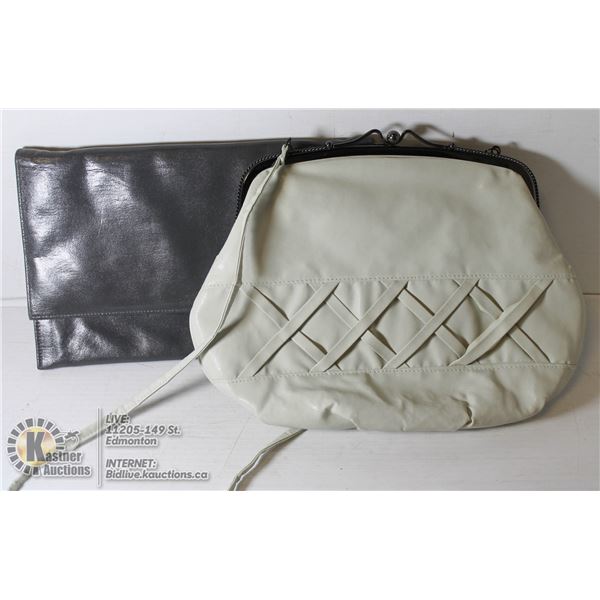 LOT OF 2 VINTAGE PURSES