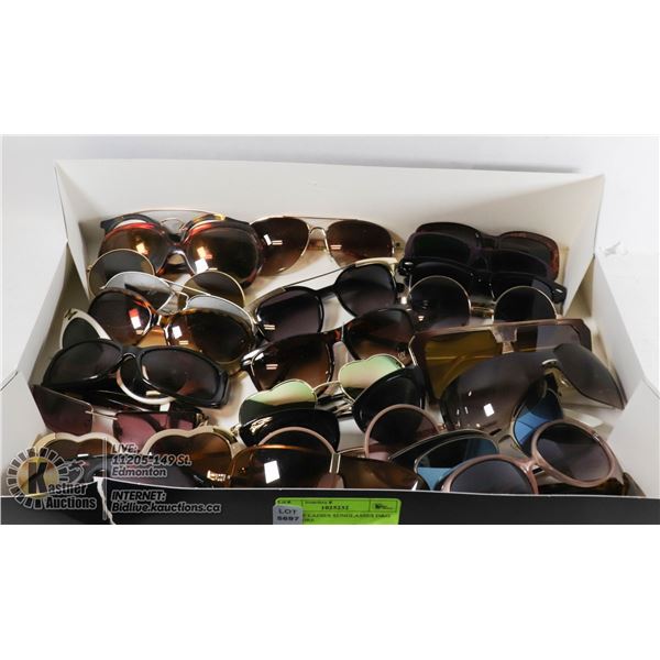 FLAT OF LADIES SUNGLASSES D&G AND MORE