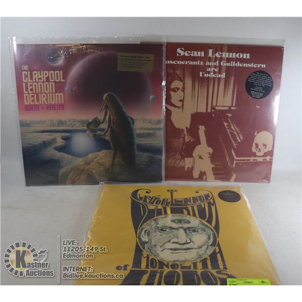 SEAN LENNON RECORDS ROSENCRANTZ AND GUILDENSTERN ARE UNDEAD; CLAYPOOL/LENNON DELIRIUM - SOUTH OF REA