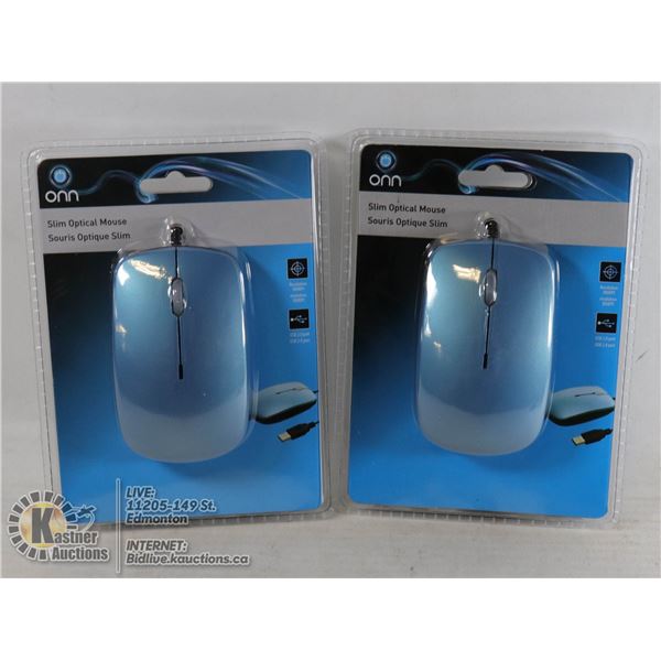 LOT OF 2 OPTICAL COMPUTER MICE