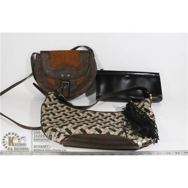 FLAT OF HANDBAGS - ALDO, RELIC, ROXY