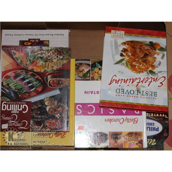 LOT OF VARIOUS COOKBOOKS INCLUDES COMPANY'S COMING, BETTY CROCKER & MORE