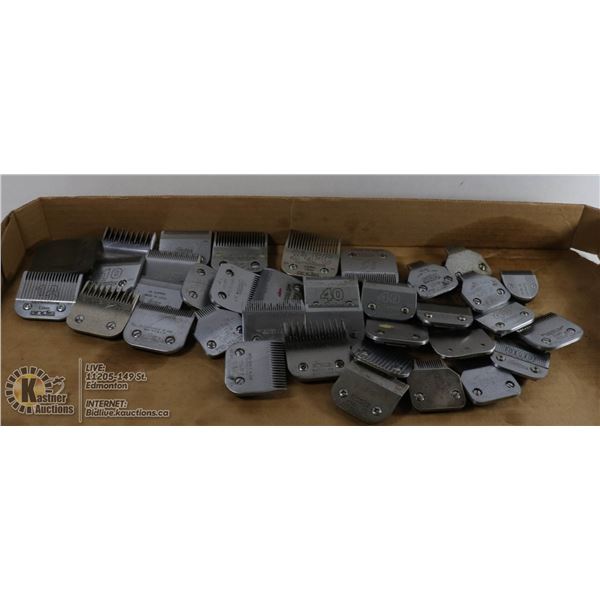 FLAT OF PET CLIPPER BLADES