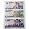 Image 1 : 14)  LOT OF 3 NORTH KOREA SPECIMEN 3, 5 & 10 WON BANKNOTES.